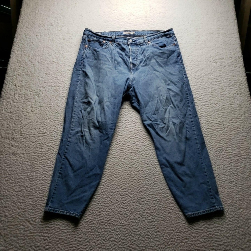 Levis Wedgie Skinny Jeans Womens Plus 18W Blue Medium Wash Stretch Denim Pants